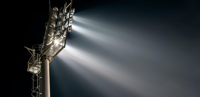 floodlights for a rugby field